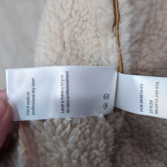 BearPaw Suede and Sherpa Jacket New with Tags - Picture 9 of 11